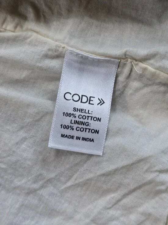 Plaid 100% Cotton Sleeveless Dress & Cropped Button-Up Shirt Top Set 16 XL - Picture 11 of 13